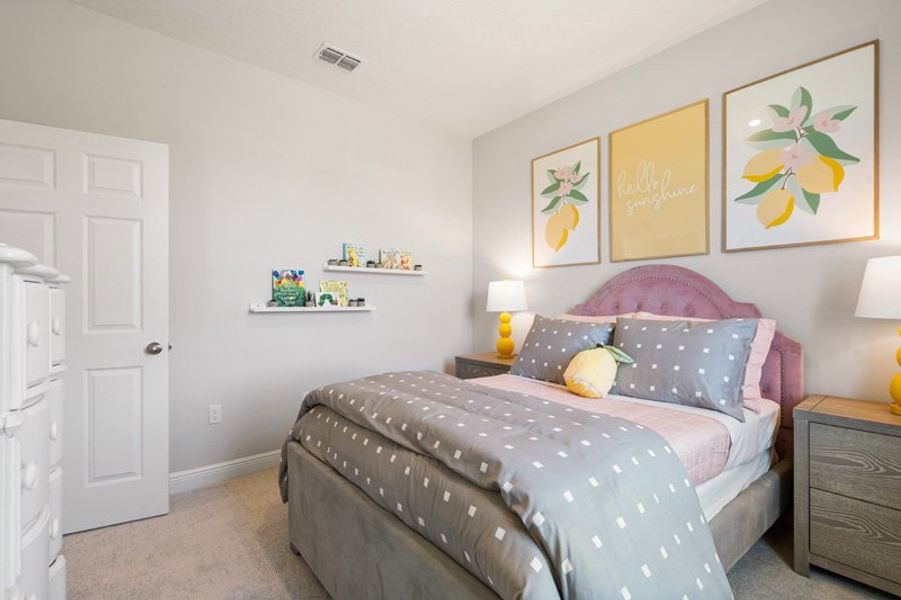 Furnished interior in a model home at Spirit Of Sebastian in Sebastian (Image 39).