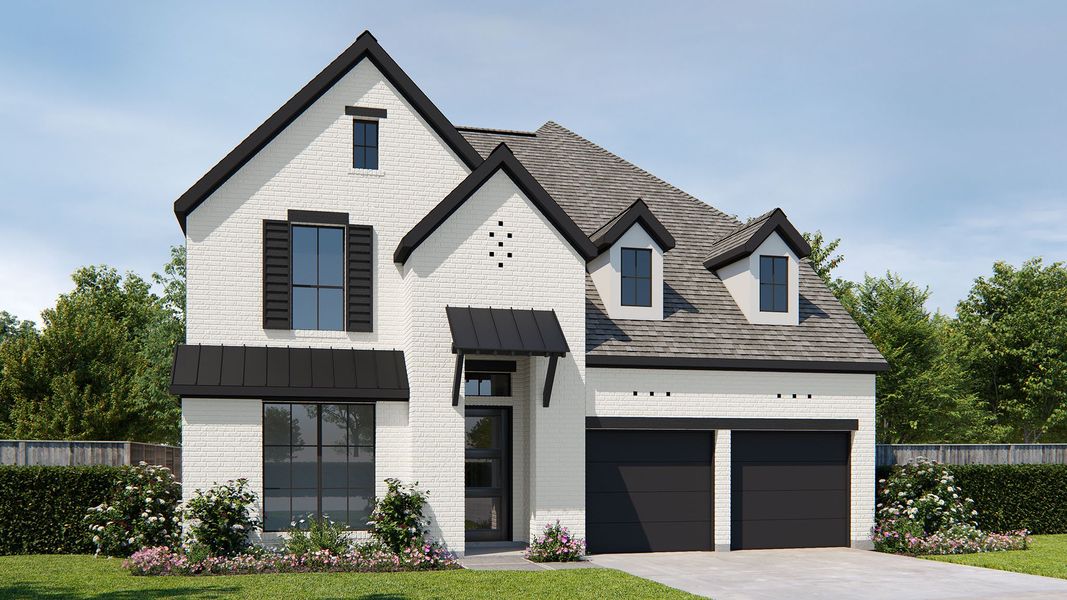 Front exterior of a home in the Eliana community, located in Prosper, TX (Image 3).