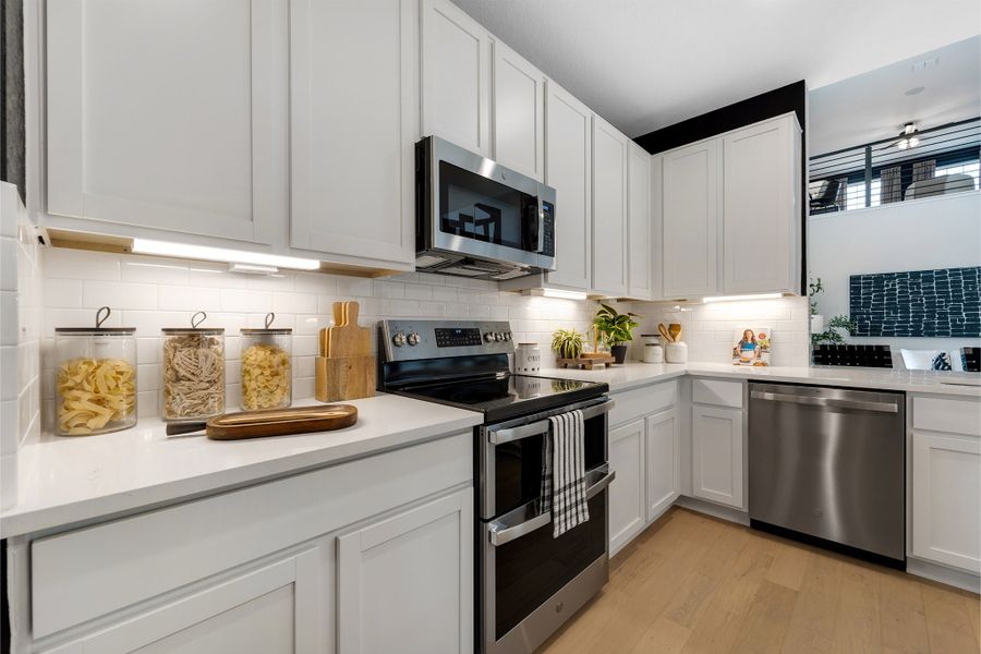 Furnished interior in a model home at Cloud Country in New Braunfels (Image 32). Furnished interior in a model home at Cloud Country in New Braunfels (Image 32).