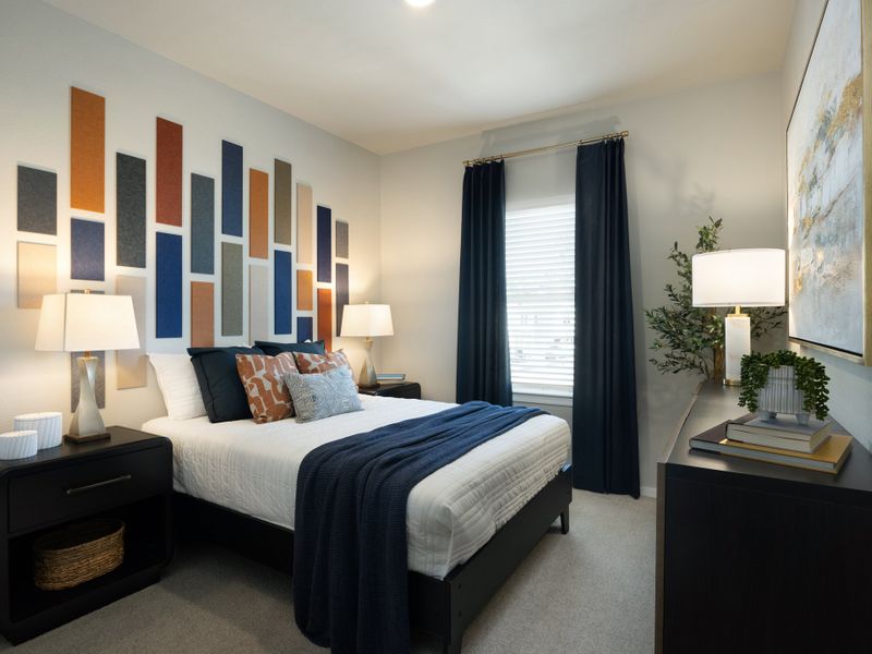 Furnished interior in a model home at Pinewood Trails - City Series in Atascocita (Image 9).