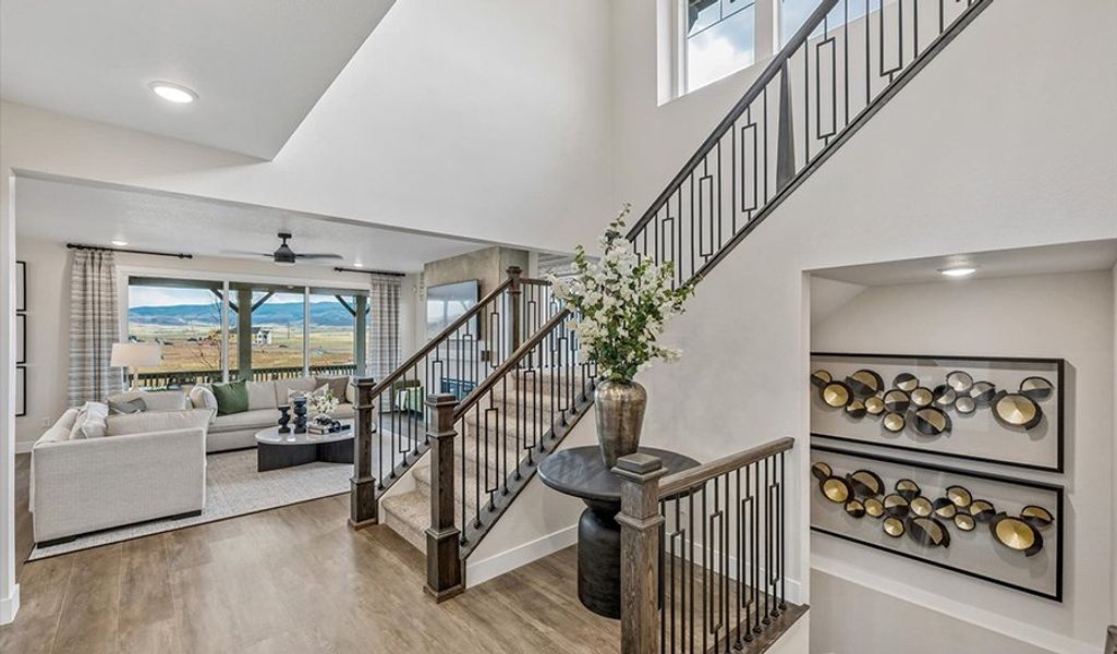 Furnished interior in a model home at Tanterra in Parker (Image 18). Furnished interior in a model home at Tanterra in Parker (Image 18).