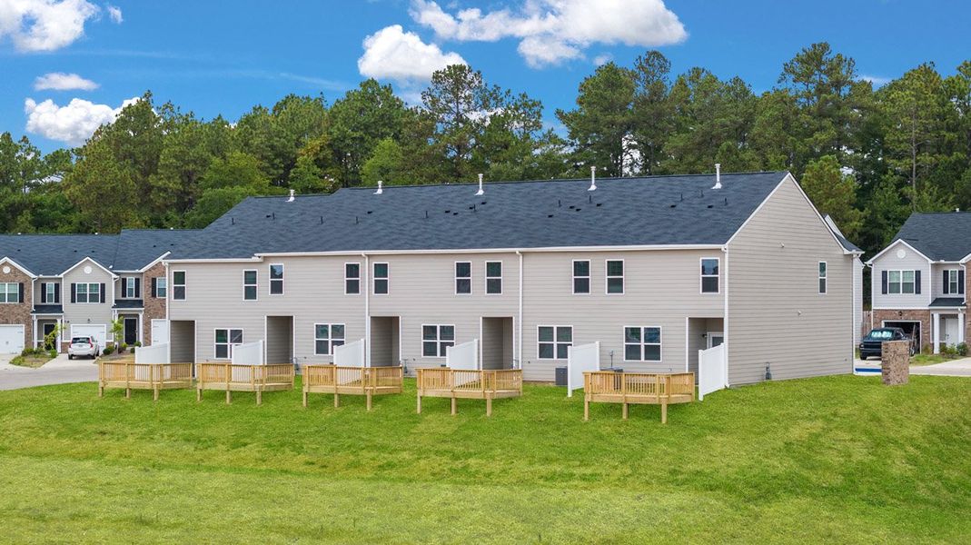 Front exterior of a home in the The Parish at Flat Rock Townhomes community, located in Graniteville, SC (Image 8).