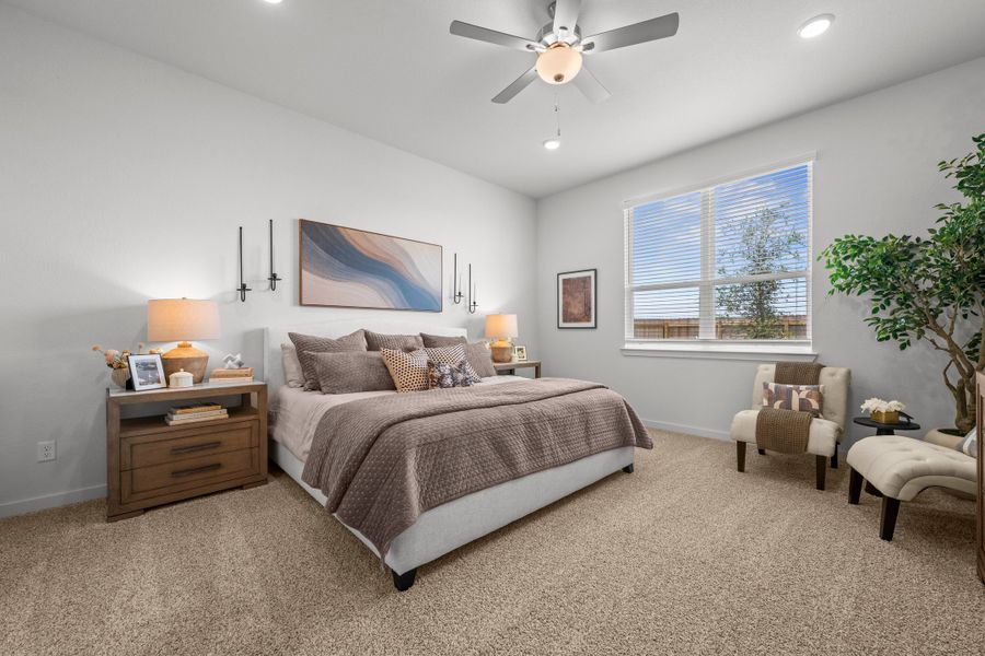 Furnished interior in a model home at Rancho San Gabriel in Georgetown (Image 5). Furnished interior in a model home at Rancho San Gabriel in Georgetown (Image 5).