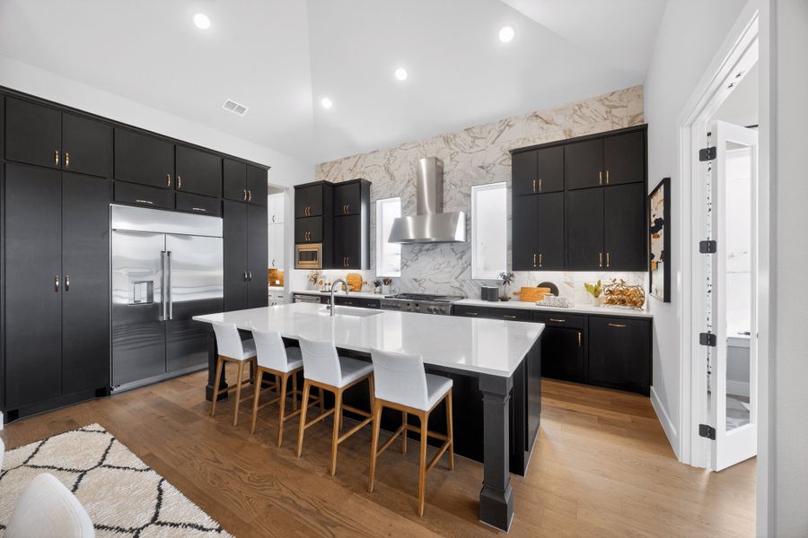 Furnished interior in a model home at Highland Crossing in Celina (Image 8).