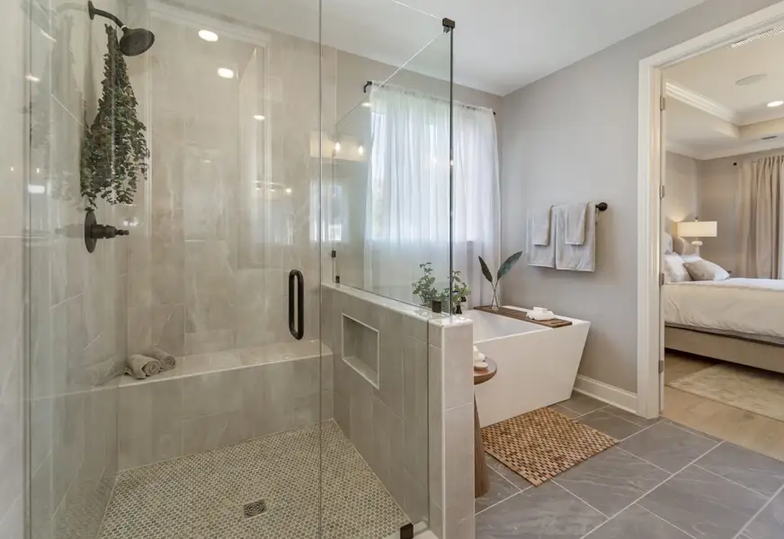 Furnished interior in a model home at Brewer Point in Murfreesboro (Image 7).