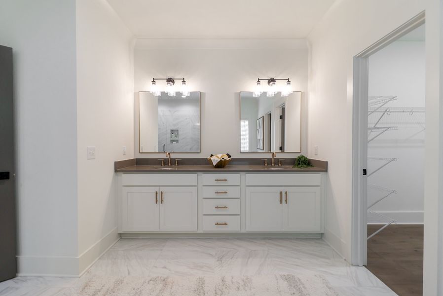 Furnished interior in a model home at St. Regis in Oxford (Image 20).