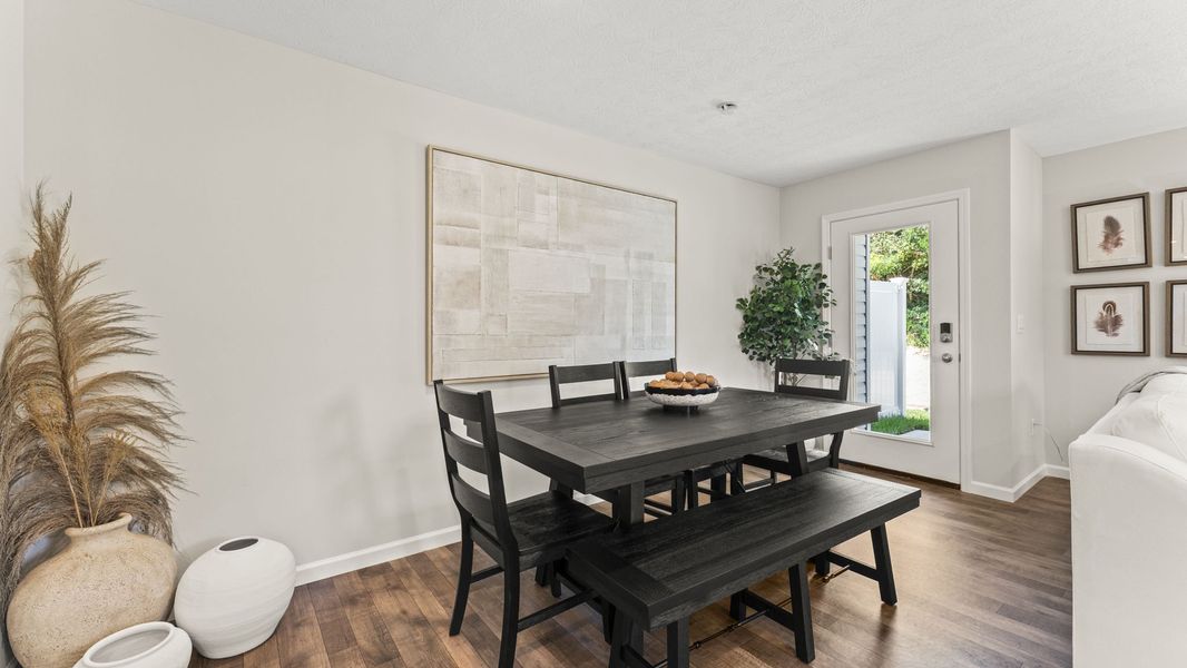 Furnished interior in a model home at Bancroft Place in Jackson (Image 4).