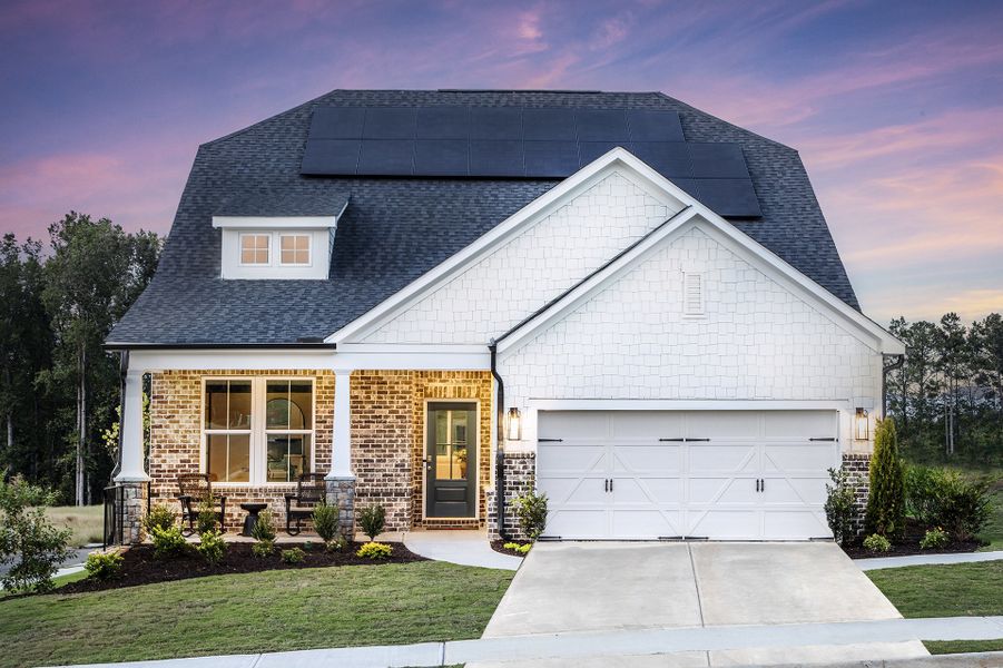 Front exterior of a home in the Gatherings® at GreenHouse community, located in Marietta, GA (Image 2).