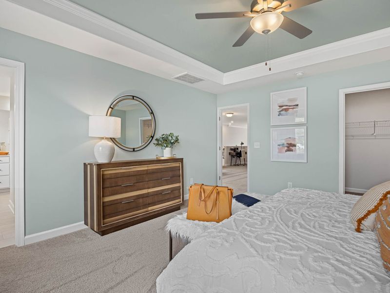 Furnished interior in a model home at Gregory Village in Lillington (Image 44). Furnished interior in a model home at Gregory Village in Lillington (Image 44).
