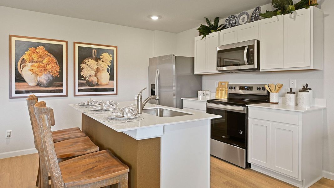 Furnished interior in a model home at Whitetail Run in Caldwell (Image 7).
