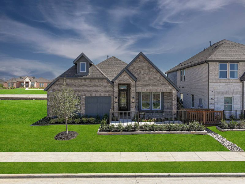 Front exterior of a home in the Edgewood Creek community, located in Celina, TX (Image 3).