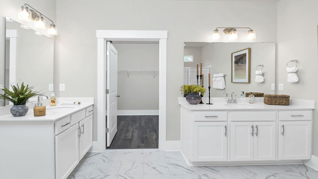 Furnished interior in a model home at Cross Creek in Lexington (Image 5). Furnished interior in a model home at Cross Creek in Lexington (Image 5).