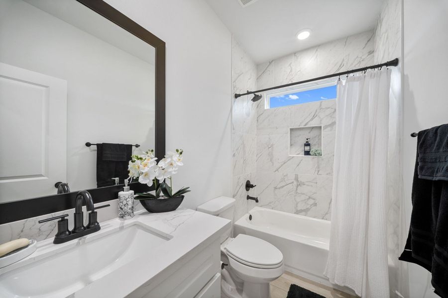 Furnished interior in a model home at Monte Cielo in Weslaco (Image 38). Furnished interior in a model home at Monte Cielo in Weslaco (Image 38).