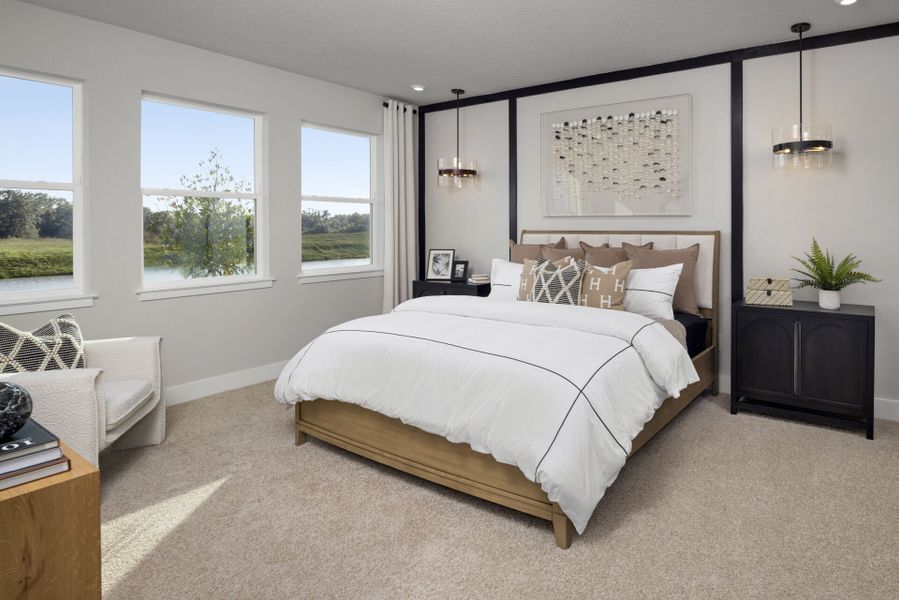 Peaceful primary suites