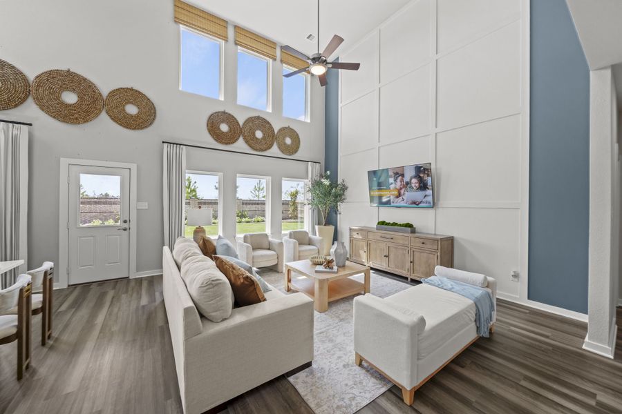 Furnished interior in a model home at Grand Magnolia in Magnolia (Image 12).