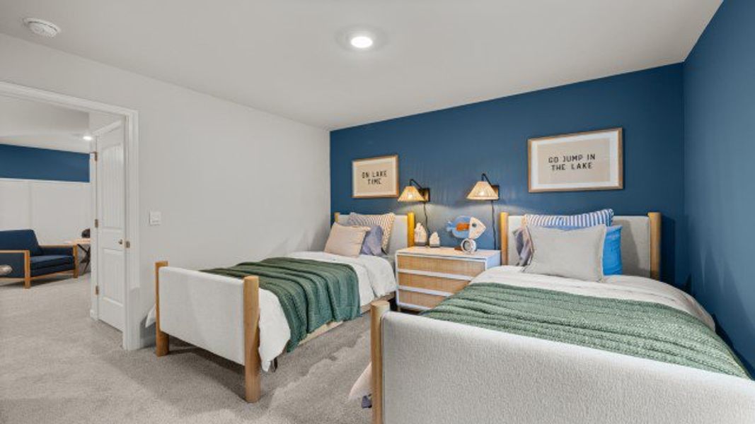 Furnished interior in a model home at Falcon Landing Townhomes in Gainesville (Image 42).