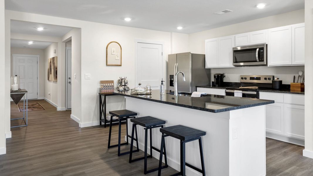 Furnished interior in a model home at Owensby Farms in Dayton (Image 9).