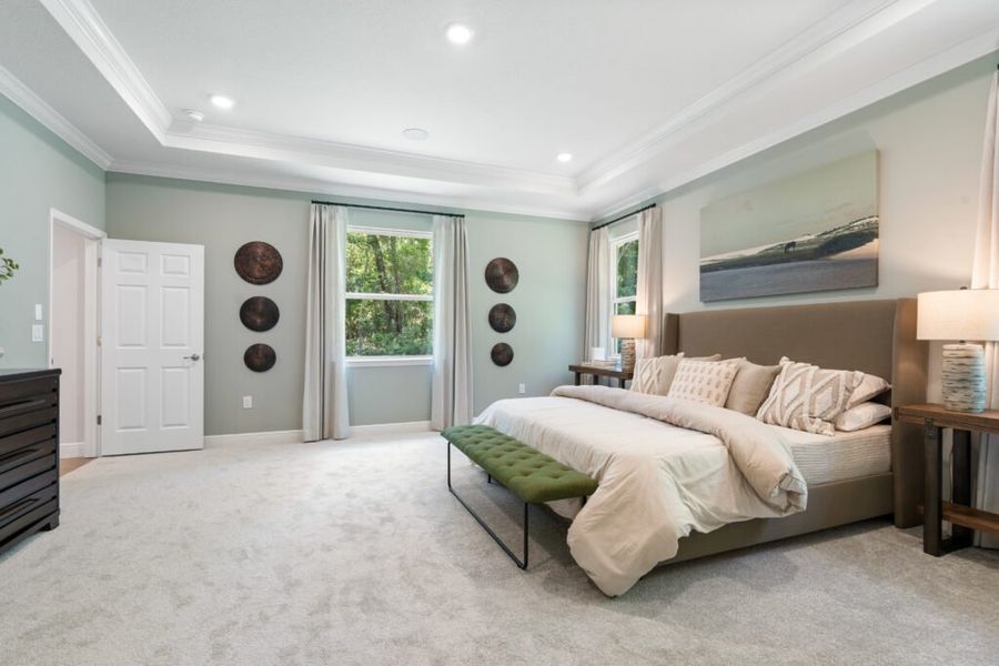 Furnished interior in a model home at Pine Ridge in Beverly Hills (Image 42). Furnished interior in a model home at Pine Ridge in Beverly Hills (Image 42).