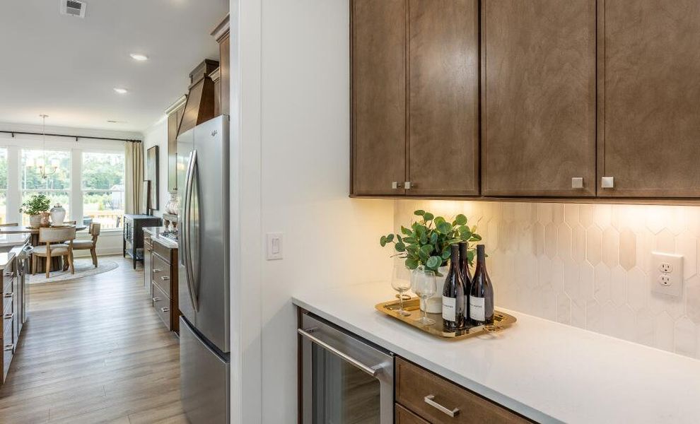 Furnished interior in a model home at Cedar Ridge in Angier (Image 9).