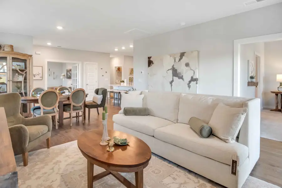 Furnished interior in a model home at Nexus South in Gallatin (Image 30).
