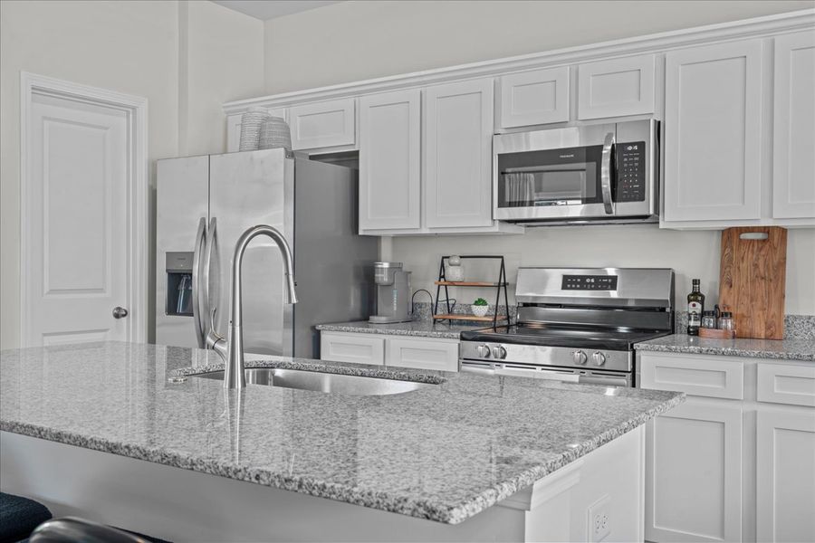 Furnished interior in a model home at Clarke Townes in Anderson (Image 6).