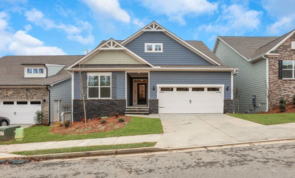 Front exterior of a home in the Enclave at Riverdale community, located in Huntersville, NC (Image 2).