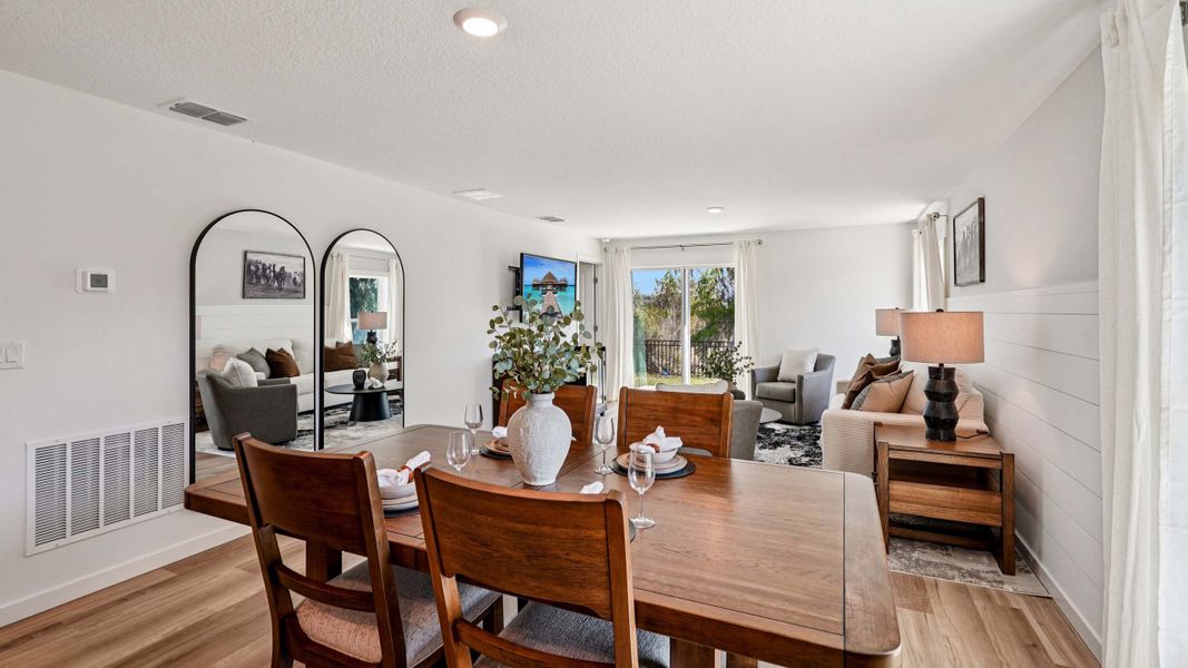 Furnished interior in a model home at Derby Creek in Ocala (Image 8). Furnished interior in a model home at Derby Creek in Ocala (Image 8).