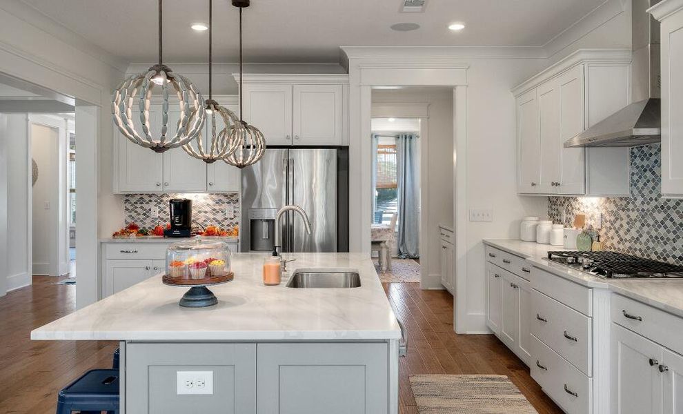 Furnished interior in a model home at Landings at Sweetwater in Charleston (Image 19). Furnished interior in a model home at Landings at Sweetwater in Charleston (Image 19).