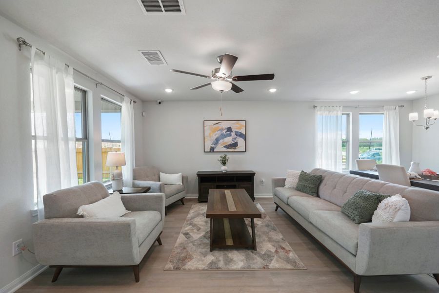 Sandrock Station Model Home - Family Room Sandrock Station Model Home - Family Room