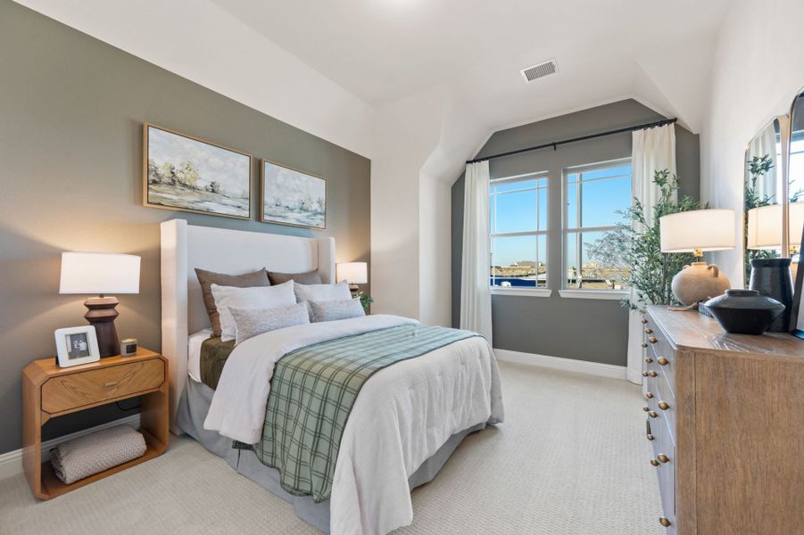 Furnished interior in a model home at Clearview Ranch in Royse City (Image 27).