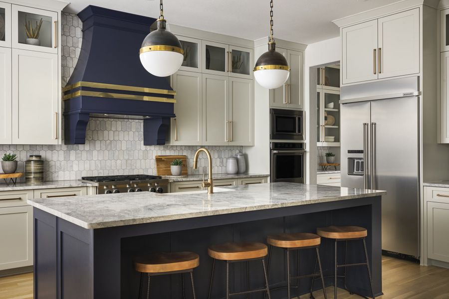 Furnished interior in a model home at Whitestone Estates in Parker (Image 6).