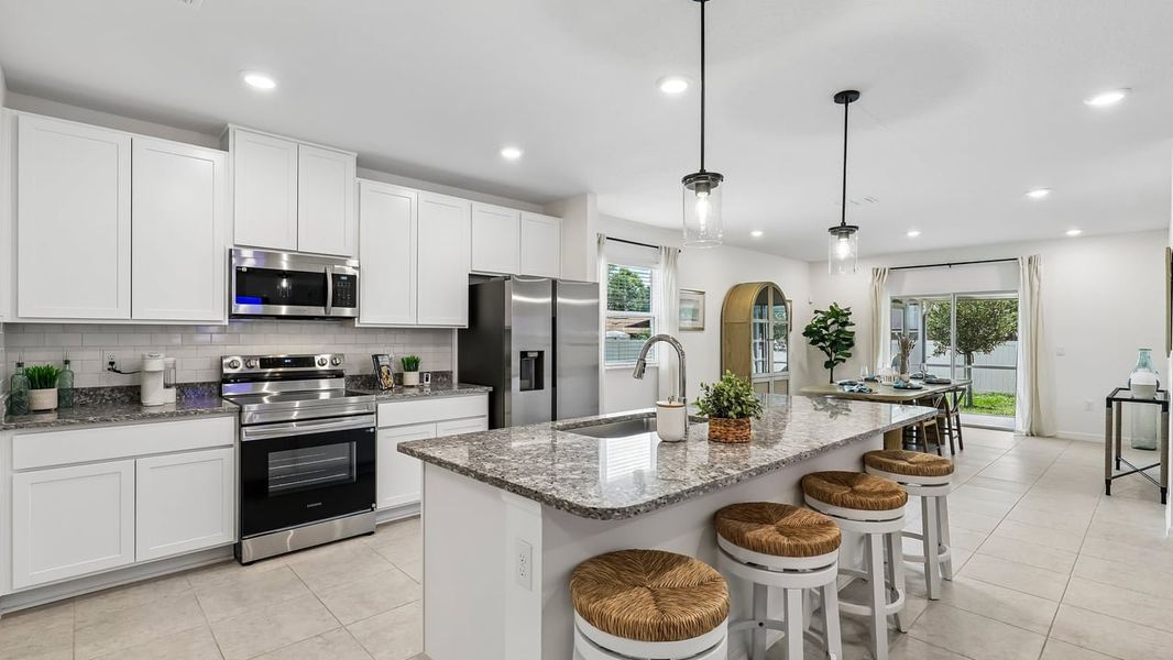 Furnished interior in a model home at Cassie Oaks in Jacksonville (Image 4).