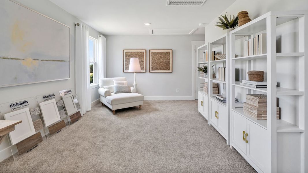 Furnished interior in a model home at Saltgrass Landing in Winnabow (Image 22).