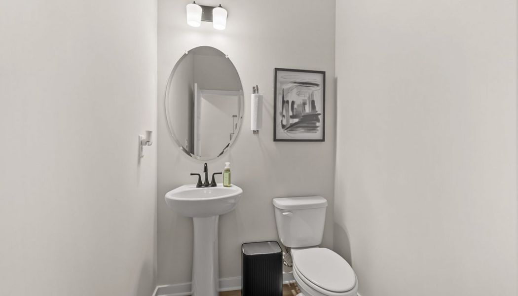 Furnished interior in a model home at Rosewood Lake Preserve in Hoschton (Image 25).