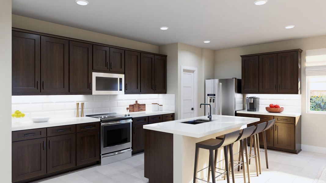 Kitchen | Turner | Topaz Collection – Freedom at Anthem in Kyle, TX by Landsea Homes