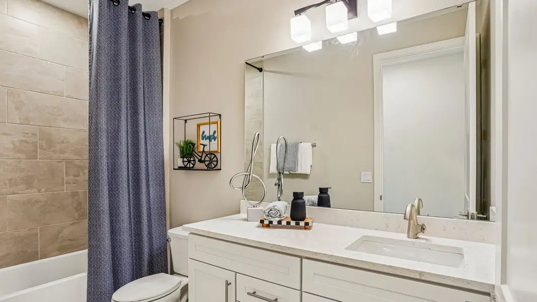 Furnished interior in a model home at Ardisia Park in New Smyrna Beach (Image 68).