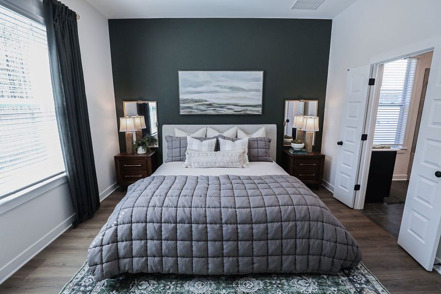 Furnished interior in a model home at Villages of Green Meadows in Munford (Image 36).