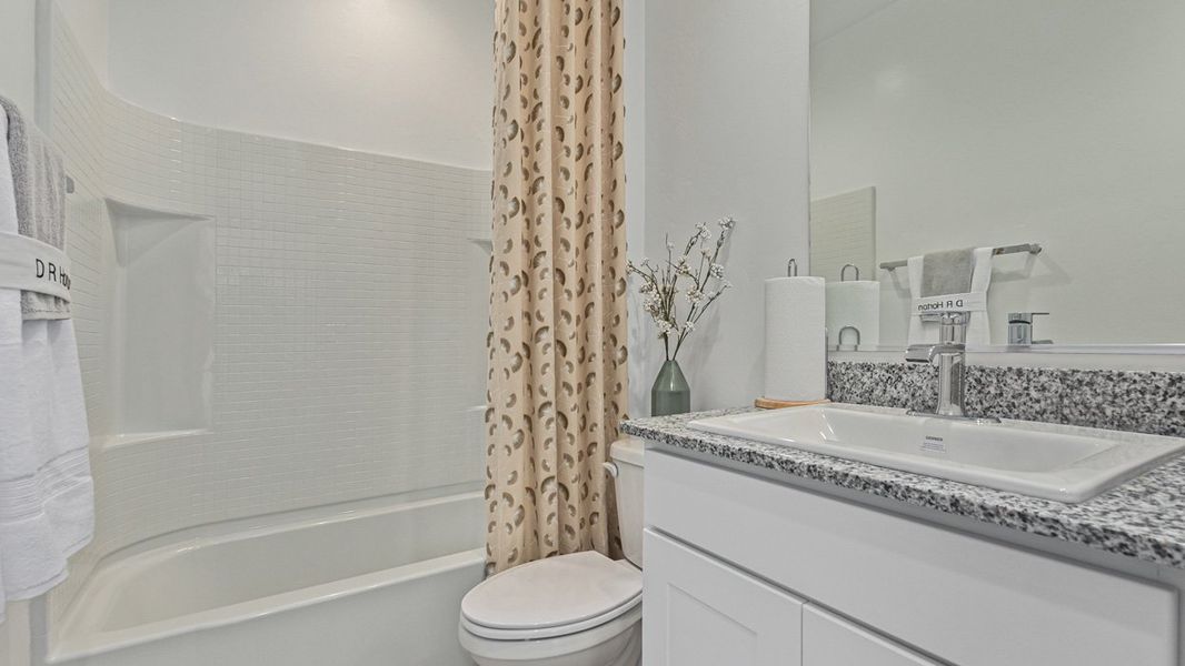 Furnished interior in a model home at Sycamore Vista in Vail (Image 41).