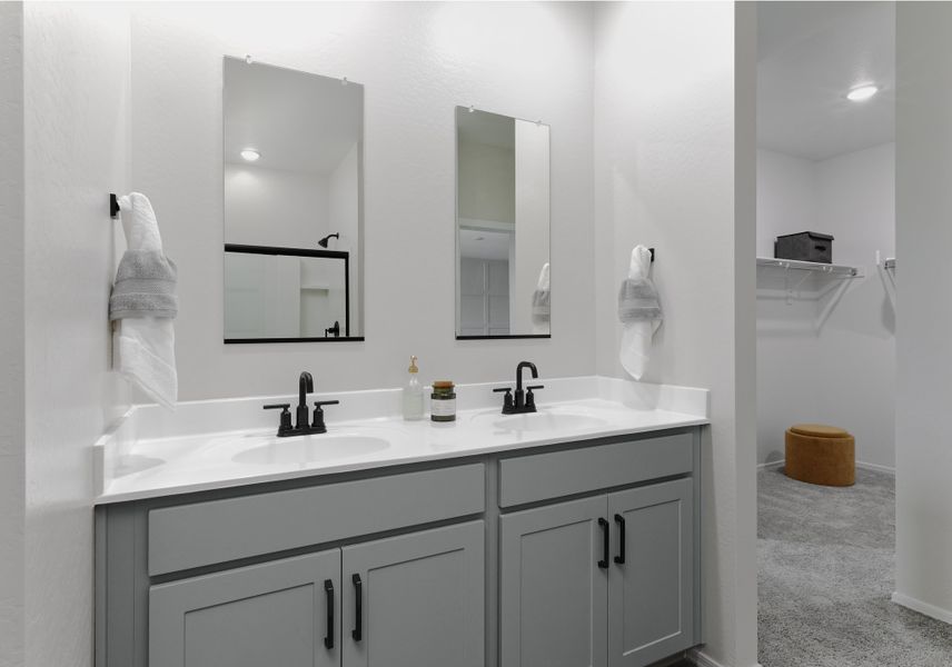 Furnished interior in a model home at Agave Trails in Buckeye (Image 10).