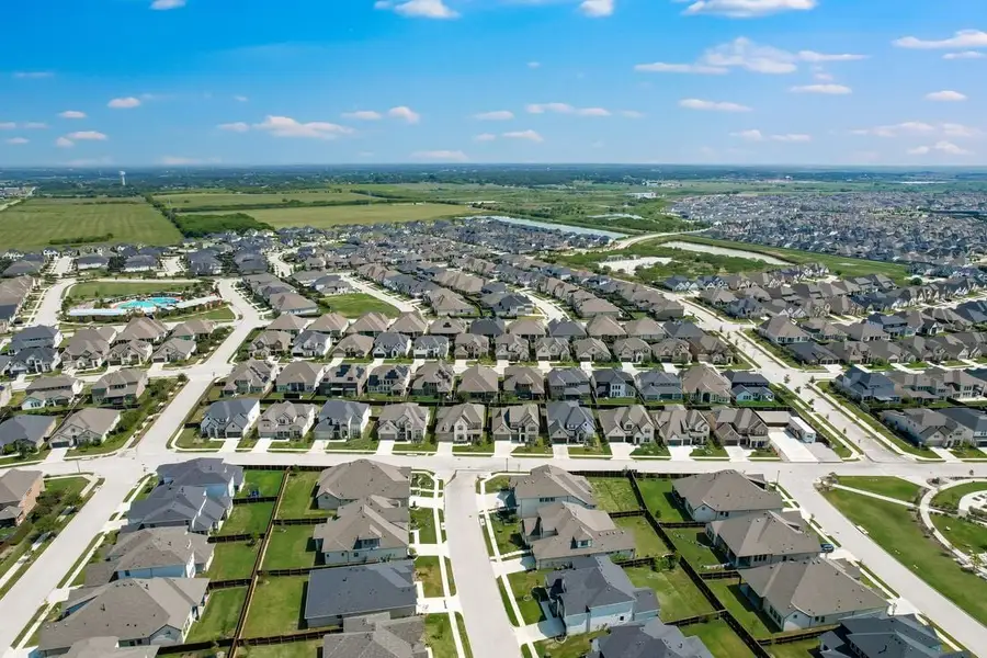 Aerial view of the The Ridge at Northlake community in Argyle, TX, showing layout and nearby surroundings (Image 5).