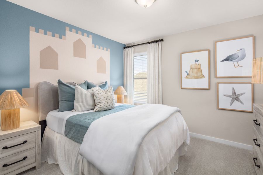 Furnished interior in a model home at Creekhaven in Rosharon (Image 21). Furnished interior in a model home at Creekhaven in Rosharon (Image 21).