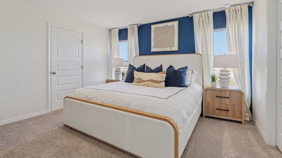 Furnished interior in a model home at Hamilton Bluff in Haines City (Image 5).