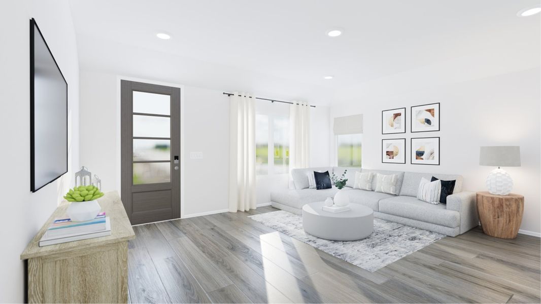 Furnished interior in a model home at Millers Pond: Classic Collection in Rosenberg (Image 7). Furnished interior in a model home at Millers Pond: Classic Collection in Rosenberg (Image 7).