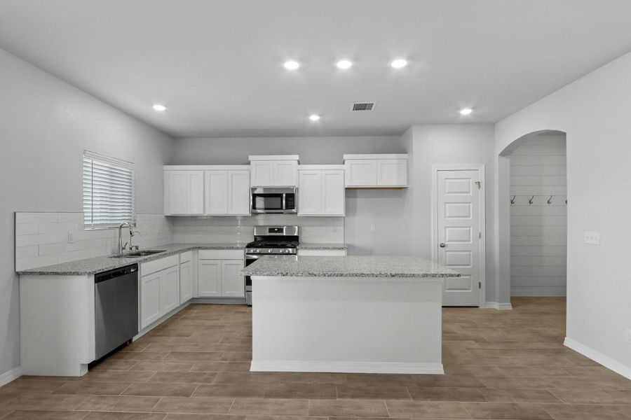 Furnished interior in a model home at Summer Sky in El Paso (Image 14).