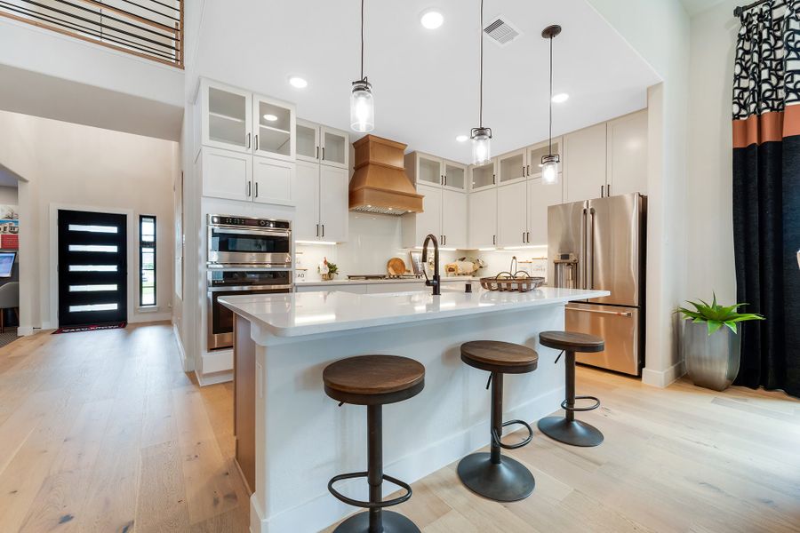 Furnished interior in a model home at Sunterra in Katy (Image 26). Furnished interior in a model home at Sunterra in Katy (Image 26).