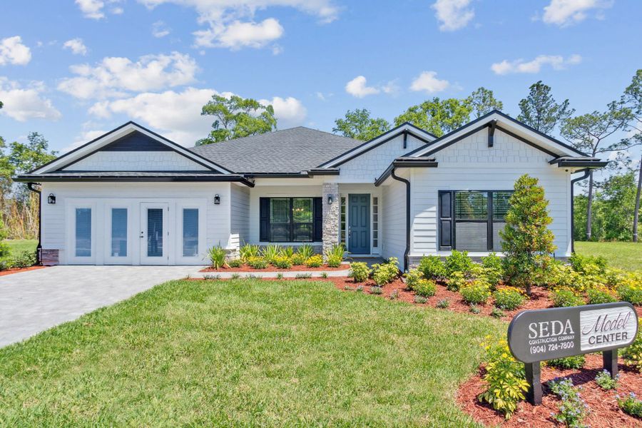 The Weston Woods model home won gold at the 2024 Northeast  Florida Builders Association Parade of Homes