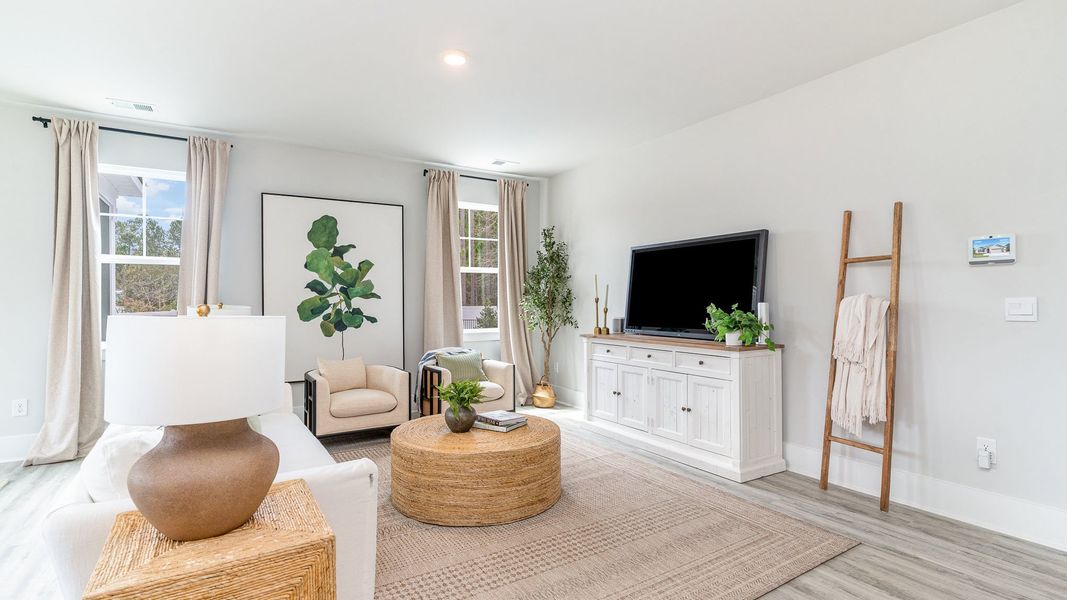 Furnished interior in a model home at Heron Pointe in Myrtle Beach (Image 6).