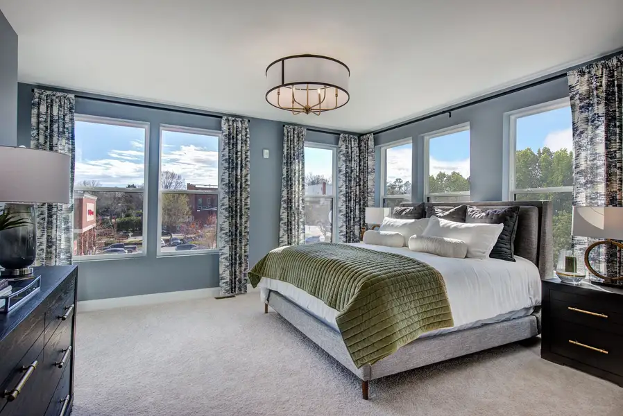 Furnished interior in a model home at Magnolia in Wake Forest (Image 5).