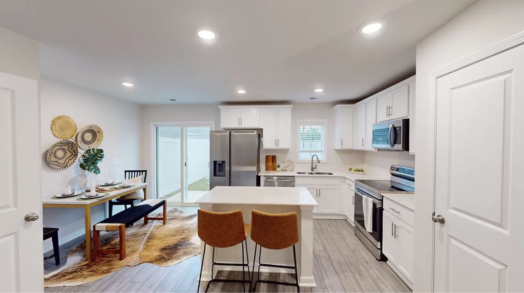 Furnished interior in a model home at Village at Boulware in Lugoff (Image 34).