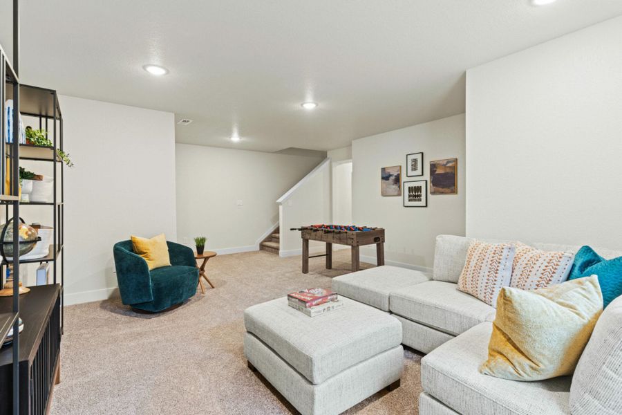 Furnished interior in a model home at The Trails at Aspen Ridge – Altitude Collection in Colorado Springs (Image 27).